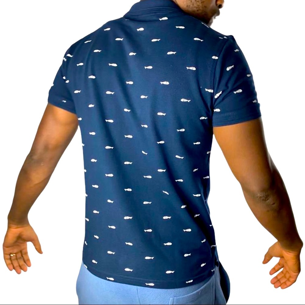 EDD Men's Shirts Sleeve Slim-Fit Polo classic - Picture 3 of 4